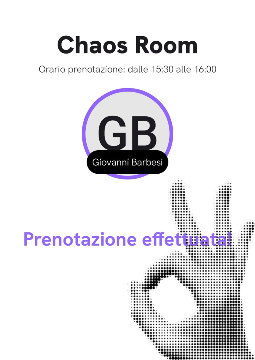 TOOLate schermata sala libera