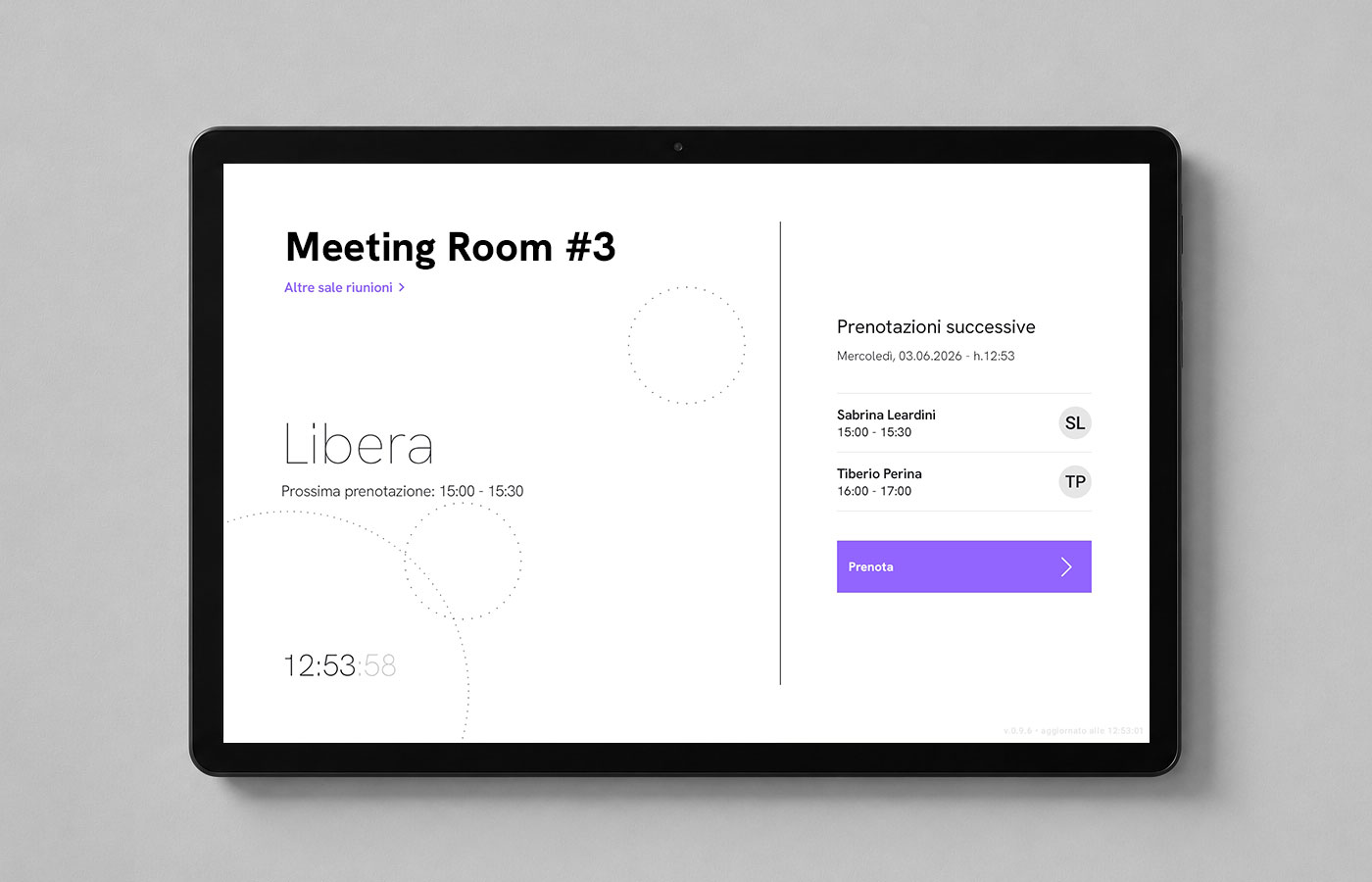 TOOLate UI sala libera