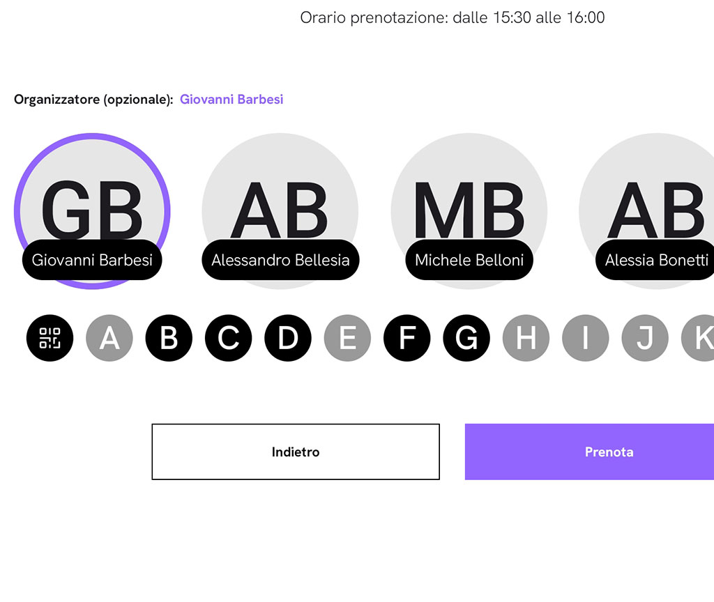 TOOLate schermata conferma utente